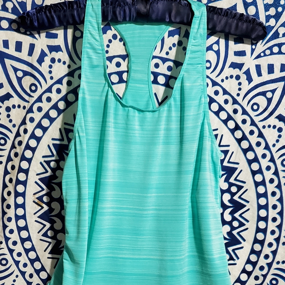 Teal tank top